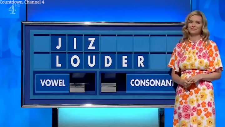 Rachel Riley fights laughter as Countdown board spells out X-rated phrase