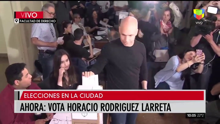 El voto de Horacio Rodríguez Larreta - Fuente: América TV