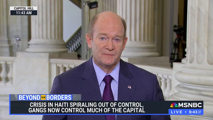 Biden Co-Chair, Dem Sen. Coons: 'Core Part' of 'Thoughtful' Schumer Speech Was 10/7 Should Spur Elections in Israel