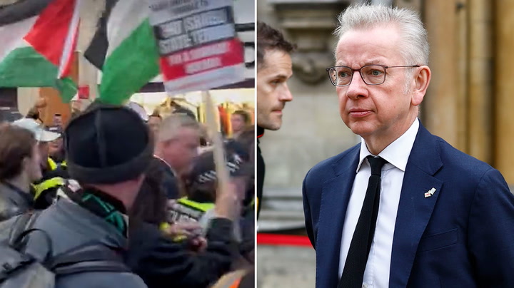 ‘Shame on you!’: Protesters surround Michael Gove in Victoria Station
