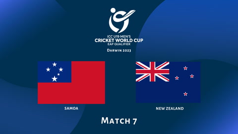15 June - 2023 ICC U19s EAST ASIA PACIFIC WORLD CUP QUALIFIER - Samoa v New Zealand