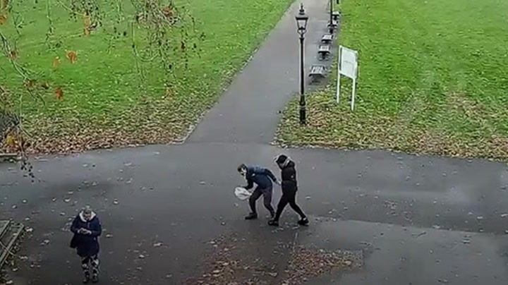 Moment Iraqi man stabs Southampton student in bid to be deported from UK