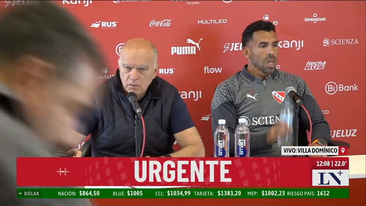 Tras las acusaciones, habló Carlos Tévez: "No queremos que perjudiquen a Independiente"