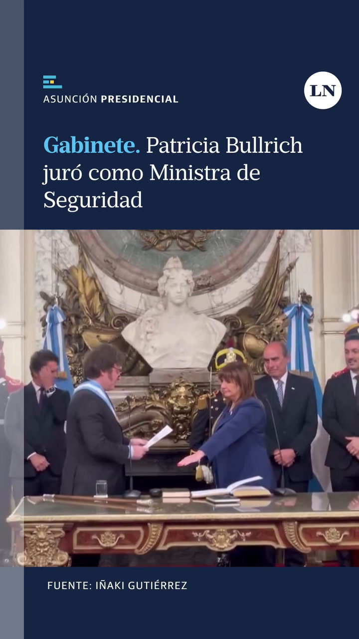 Patricia Bullrich Juró Como Ministra De Seguridad