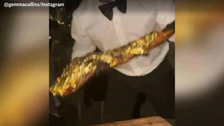 Gemma Collins said she spent £1,450 on golden steak at Salt Bae's restaurant