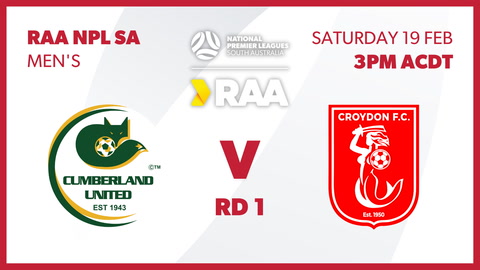 Round 1 Replay Cumberland United - NPL SA vs Croydon Kings - NPL SA