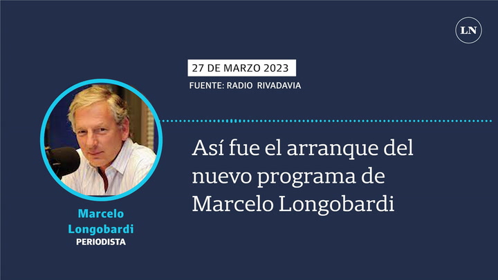 Así fue el arranque del nuevo programa de Marcelo Longobardi en Radio Rivadavia