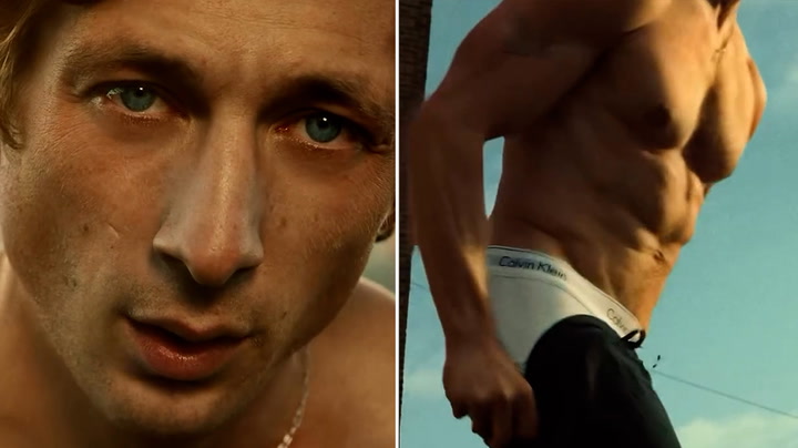 Jeremy Allen White showcases physique as he stars in new Calvin Klein advert