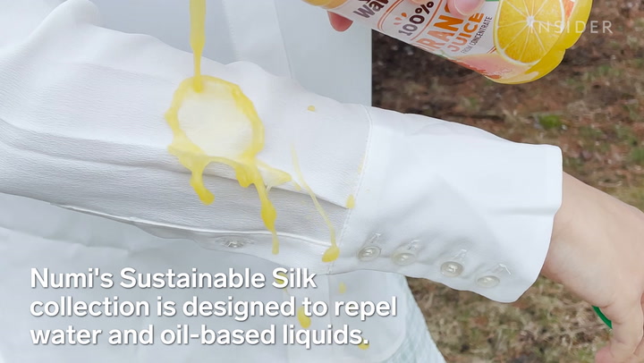 We tested out a shirt that claims to repel stains– here's how it works
