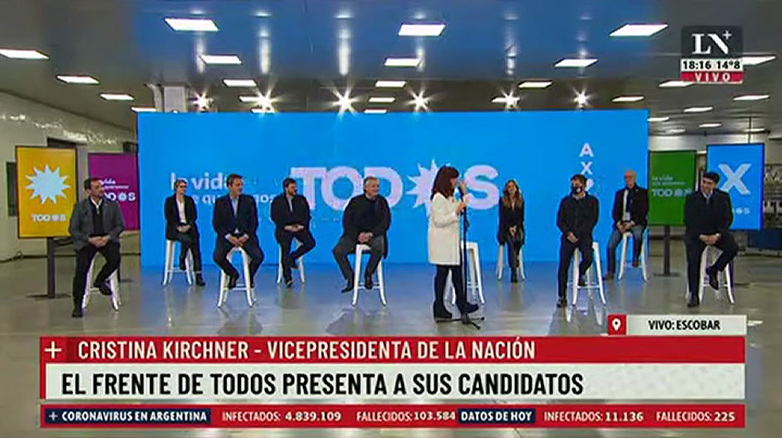 Cristina Kirchner: 'Hay que discutir cómo se va a pagar la deuda'