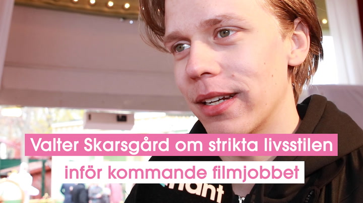 Valter Skarsgård om strikta livsstilen inför kommande filmjobbet