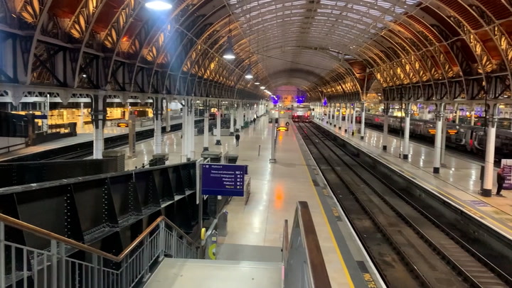 Mass strikes leave Paddington station deserted