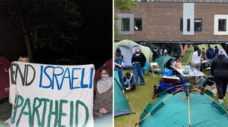 Gaza encampments spread to UK universities after US protests
