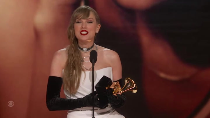 Taylor Swift announces new album live at Grammys