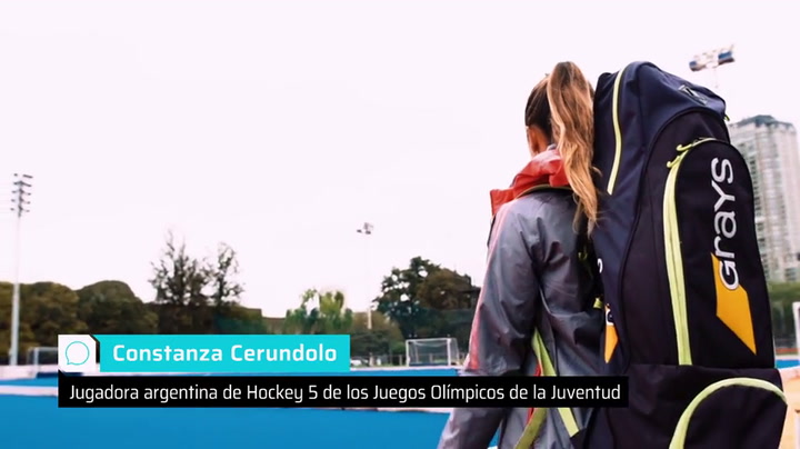 Constanza Cerundolo, competirá en hockey 5 junto a Las Leoncitas