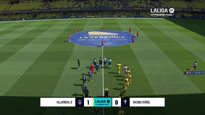 Villarreal B 1-0 Racing de Ferrol: resumen y goles | LaLiga Hypermotion (J36)