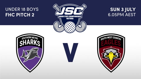 3 July - Hockey Vic Jsc - Fc2 - Sharks V Eagles