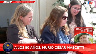 La emotiva carta de César Mascetti: "Me estoy muriendo en San Pedro junto a la mujer que amo"