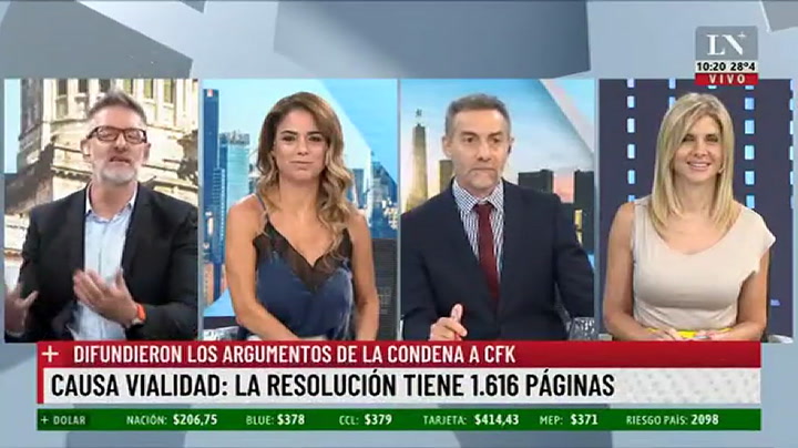 Novaresio invitó a Cristina Kirchner a una entrevista en LN+ y Majul reaccionó tajante
