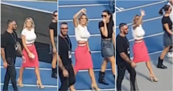 Italian footie presenter defends fans singing 'get your boobs out' at her -  Daily Star
