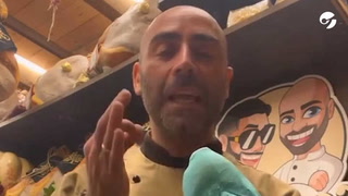 Un influencer gastronómico italiano le dedicó un sandwich a Diego Maradona