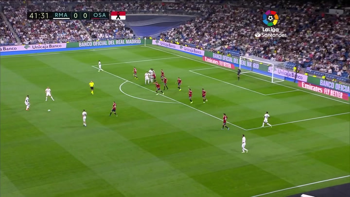 Gol de Vinicius (1-0) en el Real Madrid 1-1 Osasuna