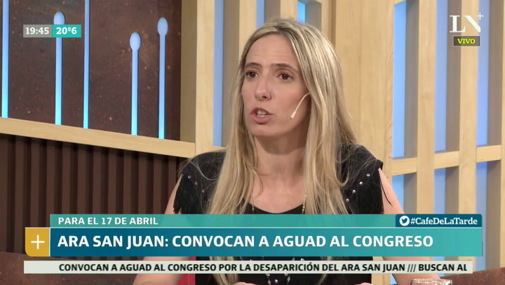 Ara San Juan: convocan a Aguad al Congreso