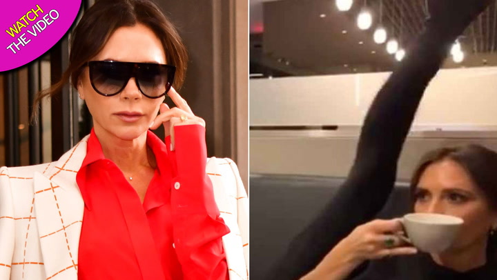 Victoria Beckham delights fans as she pulls her signature leg pose again