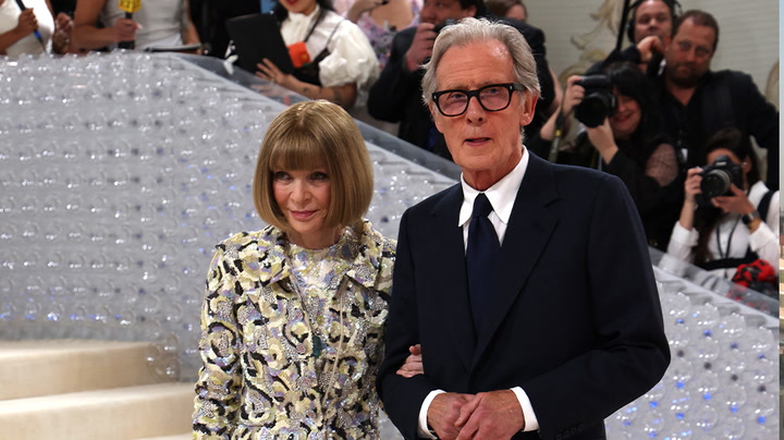 Anna Wintour and Bill Nighy walk Met Gala red carpet together