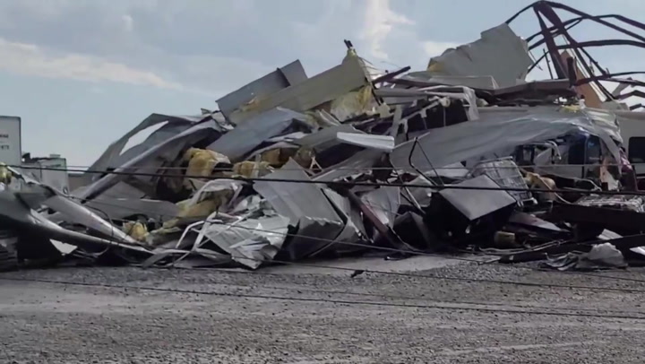 Texas town left in ruins after tornado wreaks havoc