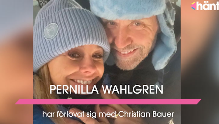 Pernilla Wahlgren har förlovat sig med Christian Bauer