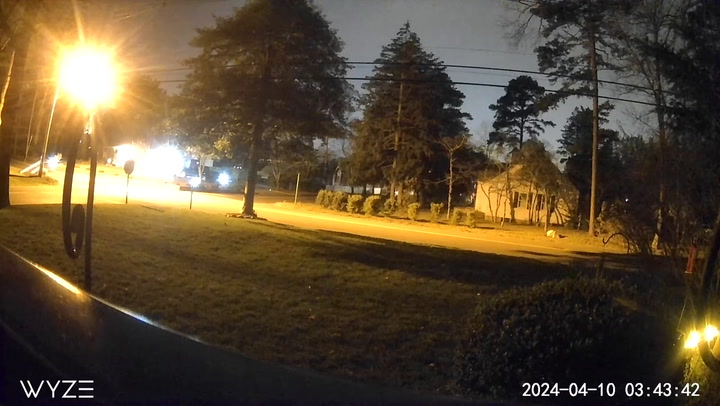 El video de la bola de fuego en Nueva Jersey, desde Wall Township