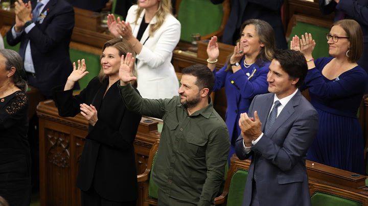 Trudeau and Canada's House of Commons applaud a Nazi during parliament sitting
