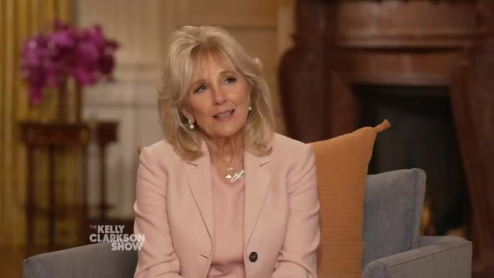 First lady Jill Biden shares divorce advice with Kelly Clarkson