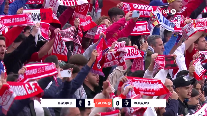 Granada 3-0 Osasuna: resumen y goles | LaLiga EA Sports (J33)