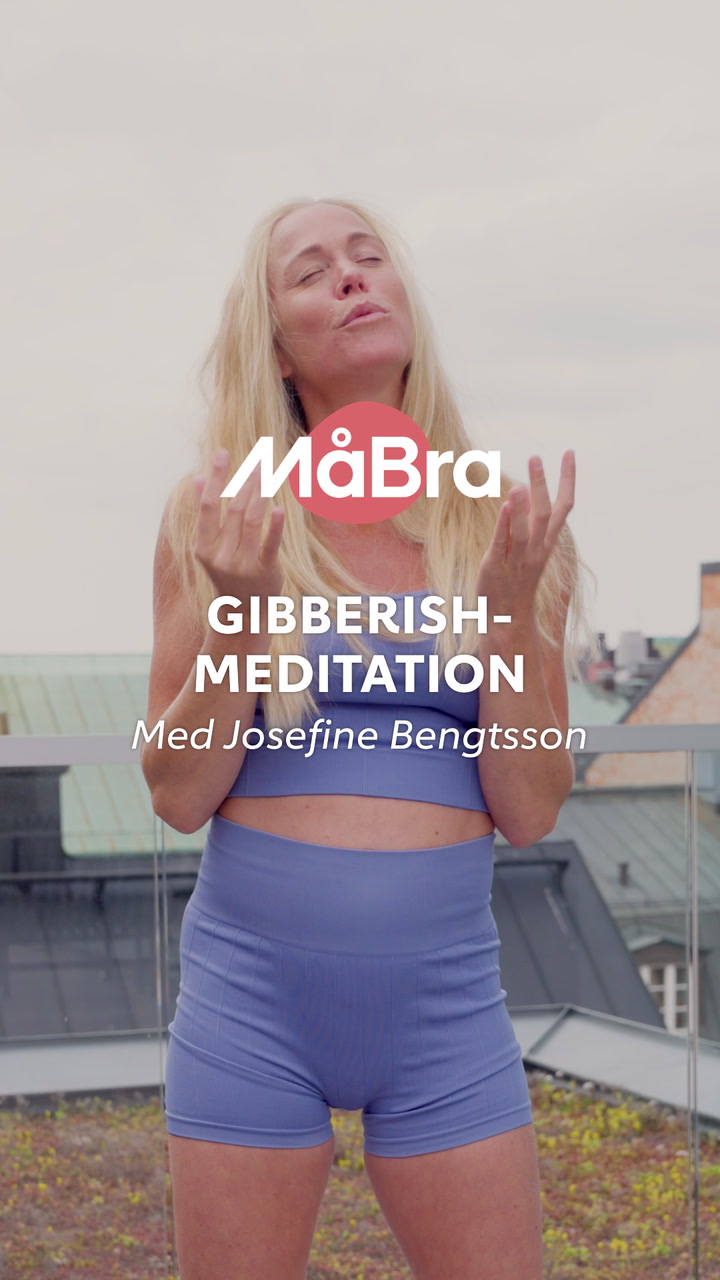 Gibberish-meditation med Josefine Bengtsson