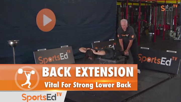 Back Extension (W) : Vital For Strong Lower Back