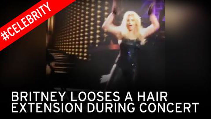 Watch the moment Britney Spears' hair extension FALLS out during Vegas show  - Irish Mirror Online