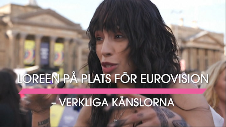 Loreen på plats för Eurovision song contest – verkliga känslorna