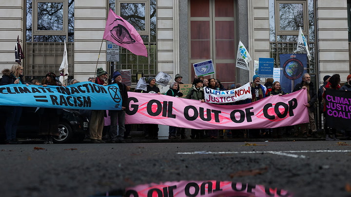 London protesters urge leaders to do more to tackle climate crisis on global day of action