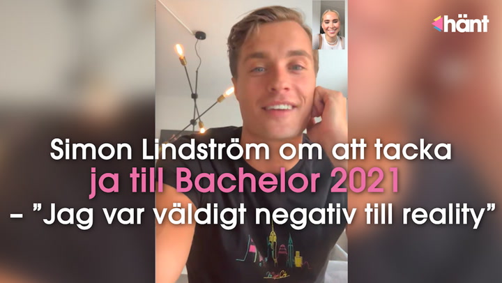 Simon Lindström om att tacka ja till Bachelor 2021 – ”Jag var väldigt negativ till reality”
