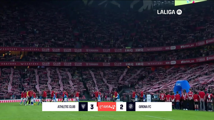 Athletic Club 3-2 Girona FC: resumen y mejores jugadas | LaLiga EA Sports (J25)