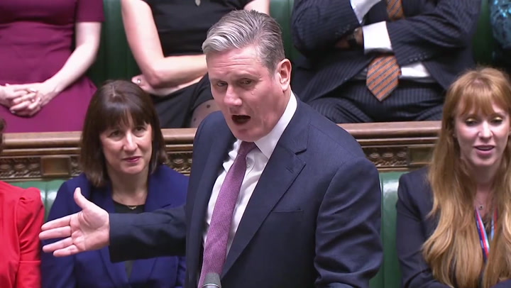 Starmer urges Sunak to call general election and ‘give public a chance to respond’ to Tories