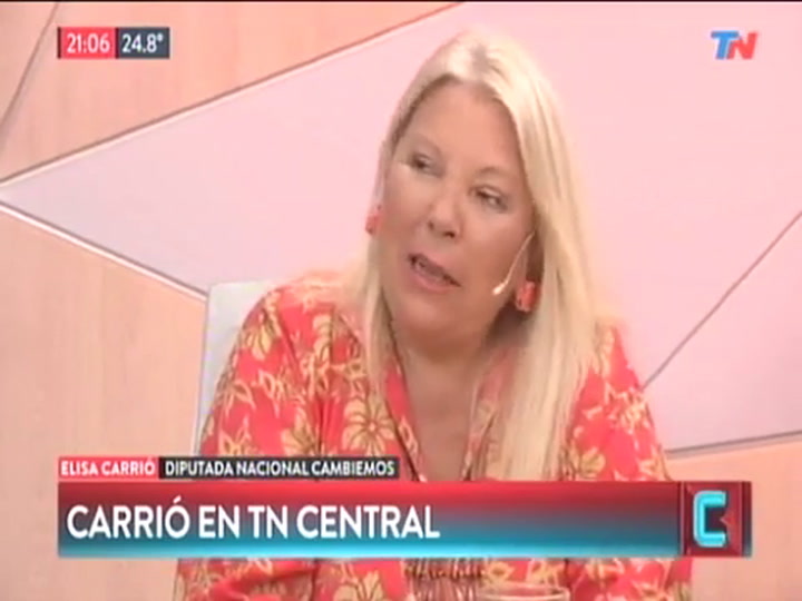 Elisa Carrió: 'Francro Macri fue socio de De Vido'