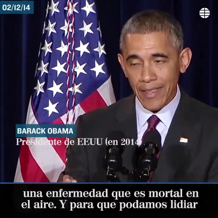 Obama advierte en 2014 sobre la necesidad de prepararse