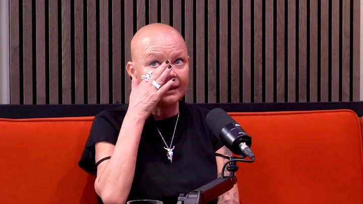 Gail Porter cries as she relives moment daughter first saw her without hair after diagnosis