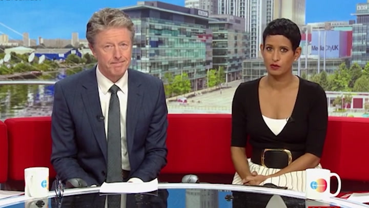 Naga Munchetty and Charlie Stayt evacuated from studio during live broadcast