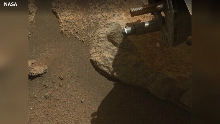 Perseverance Mars rover spits out stuck rock after choking on sample