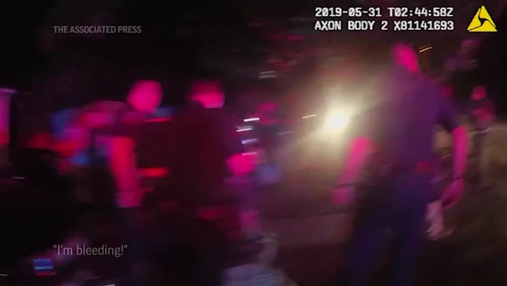Video shows officer brutally beating Black man with flashlight