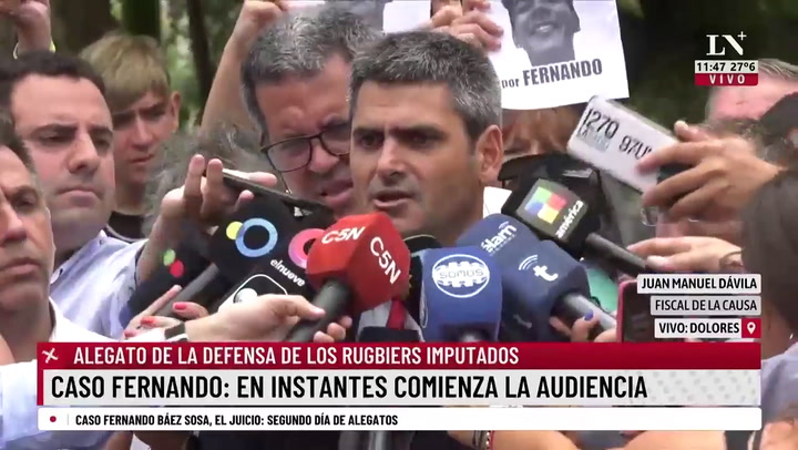 Habló el fiscal de la causa, Juan Manuel Dávila: 'Sin duda tenían un plan para matar a Fernando'